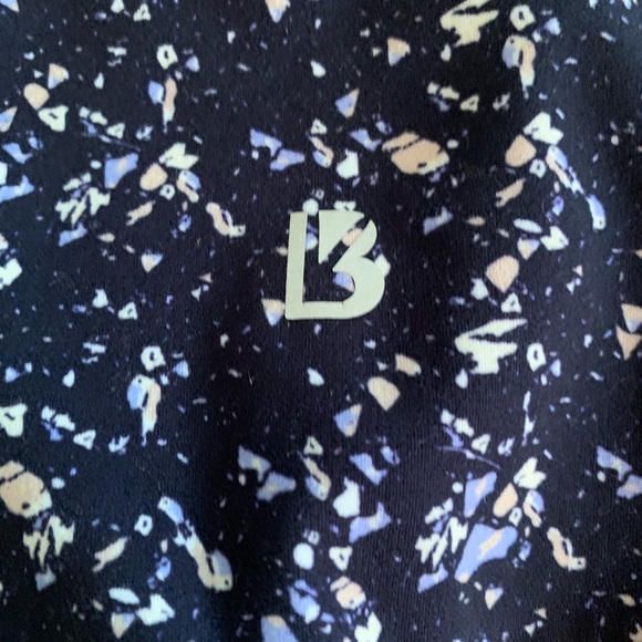 BuffBunny Collection Navy Terrazzo leggings and Sports Bra Set size Extra Small - Picture 4 of 11